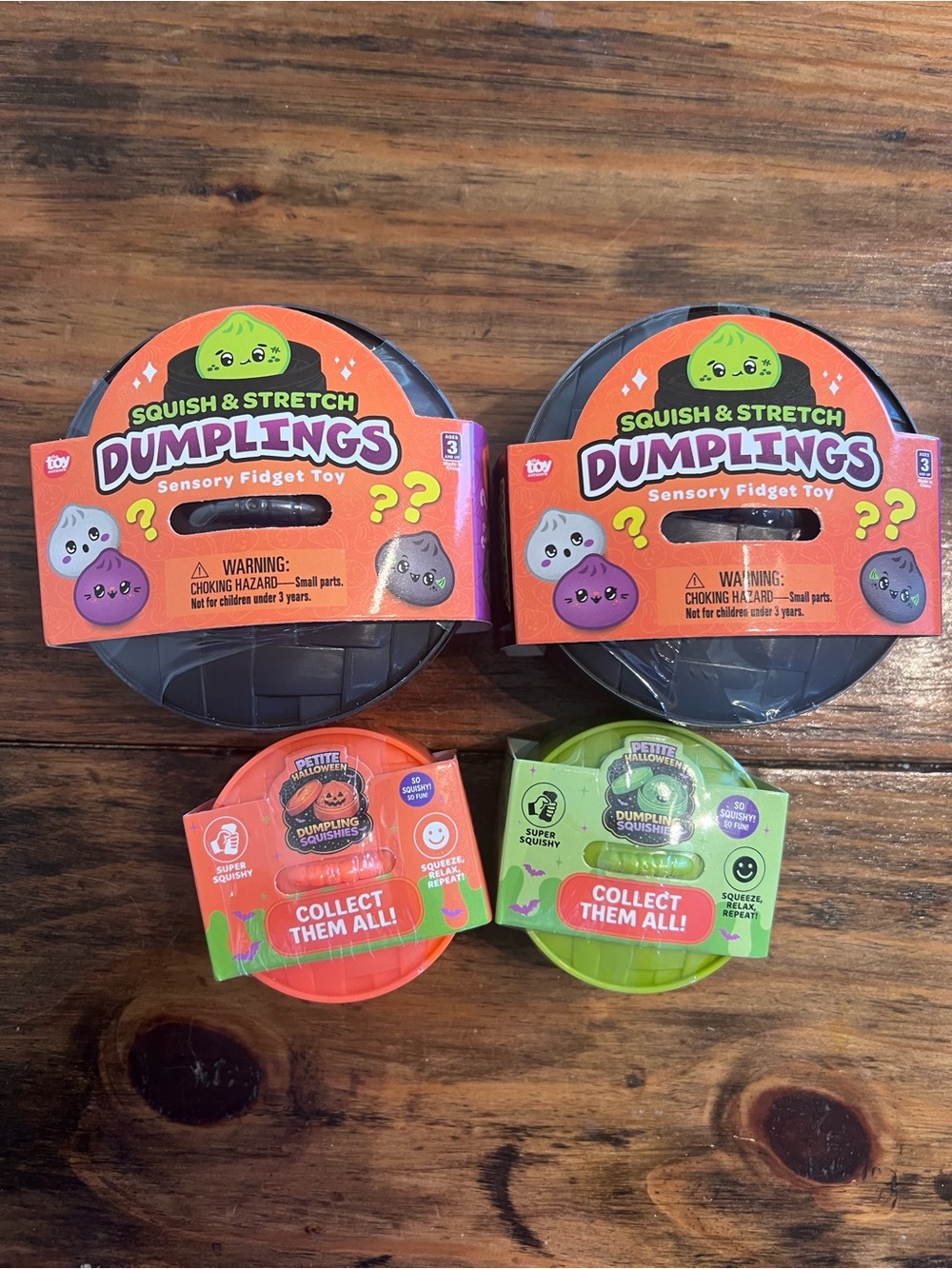 4 pack of Halloween Dumplings!🎃💚👻💜